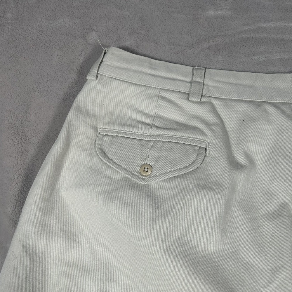 VTG 90s Polo Ralph Lauren Hammond Pant Men 42x30 Khaki Classic Chino Pleated - Picture 10 of 16